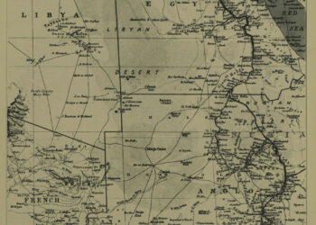 Egypt and Sudan Map 1940